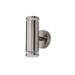 Tiberius Aplique De Pared Exterior Steel - Lindby