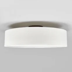 Sebatin Lámpara De Techo Ø50 Cream/White/Nickel - Lindby -Mejor Iluminación Tienda 42510965030673