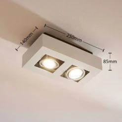 Vince 2 Lámpara De Techo White/Chrome - Arcchio -Mejor Iluminación Tienda 42510965081544