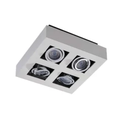 Vince 4 Lámpara De Techo Square Blanco - Arcchio