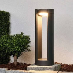 Dylen Short LED Lámpara Exterior/Jardín IP65 Graphite - Lucande -Mejor Iluminación Tienda 42510965092364