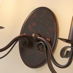 Caleb Aplique De Pared Rust - Lucande -Mejor Iluminación Tienda 42510965098546