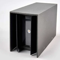 Kimian Udendørs Aplique De Pared Dark Grey - Lucande -Mejor Iluminación Tienda 42510965127316 1