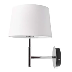Dorothea Aplique De Pared White/Chrome - Lucande