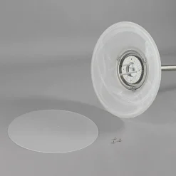 Ragna Lámpara De Pie White/Nickel - Lindby -Mejor Iluminación Tienda 42510965196486