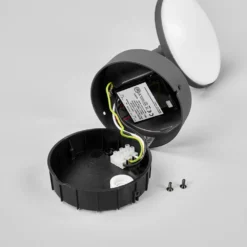 Finny Udendørs Aplique De Pared Dark Grey/White - Lucande -Mejor Iluminación Tienda 42510965209106