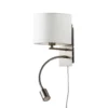 Florens Aplique De Pared White/Nickel - Lindby