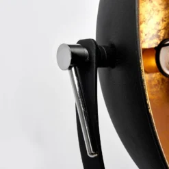 Minerva Lámpara De Pie Black/Gold - Lindby -Mejor Iluminación Tienda 42510965219246