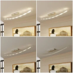 Jarda Single Lámpara De Techo Nickel - Lindby -Mejor Iluminación Tienda 42510965269435