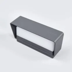 Logan Udendørs Aplique De Pared Antracite/White - Lucande -Mejor Iluminación Tienda 42510965276124