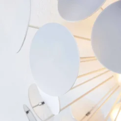 Kinan Lámpara De Techo White/Chrome - Lindby -Mejor Iluminación Tienda 42510965278275