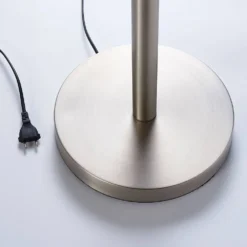 Dunja Lámpara De Pie Nickel - Lucande -Mejor Iluminación Tienda 42510965282686