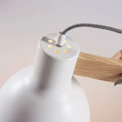 Shivanja Lámpara De Pie White/Ash - Lindby -Mejor Iluminación Tienda 42510965283435