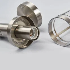 Djori Aplique De Pared Exterior W/Sensor Steel - Lindby -Mejor Iluminación Tienda 42510965287256