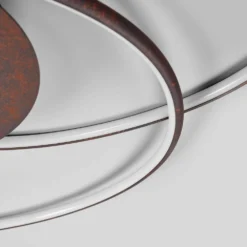 Joline Lámpara De Techo Rust/Chrome - Lindby -Mejor Iluminación Tienda 42510965290366