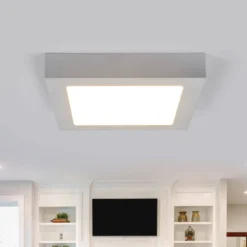 Marlo Lámpara De Techo Square IP44 3000K Plata/Blanco - Arcchio -Mejor Iluminación Tienda 42510965307284