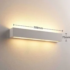 Tjada 50 Aplique De Pared White - Lindby -Mejor Iluminación Tienda 42510965336064