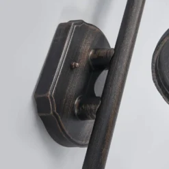 Daphne Aplique De Pared Exterior W/Sensor Antique Black - Lindby -Mejor Iluminación Tienda 42510965338806