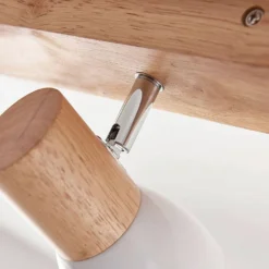 Thorin 3 Lámpara De Techo Wood/White - Lindby -Mejor Iluminación Tienda 42510965357545