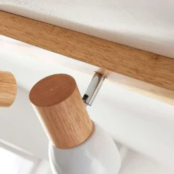 Thorin 4 Lámpara De Techo Wood/White - Lindby -Mejor Iluminación Tienda 42510965357615