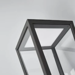 Chaja Udendørs Aplique De Pared W/SensorDark Grey/Clear - Lucande -Mejor Iluminación Tienda 42510965389464