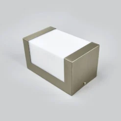 Severina Aplique De Pared Exterior Steel - Lindby -Mejor Iluminación Tienda 42510965391725