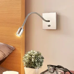 Berfin Aplique De Pared Chrome/Clear - Lindby -Mejor Iluminación Tienda 42510965399504