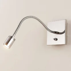 Berfin Aplique De Pared Chrome/Clear - Lindby -Mejor Iluminación Tienda 42510965399505
