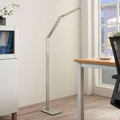 Nicano Lámpara De Pie Alu - Lucande -Mejor Iluminación Tienda 42510965419913