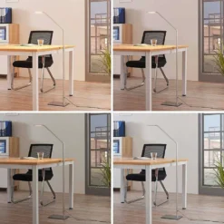 Resi Lámpara De Pie Alu - Lucande -Mejor Iluminación Tienda 42510965420353