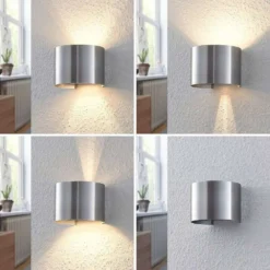 Zuzana Round Aplique De Pared Alu - Arcchio -Mejor Iluminación Tienda 42510965451355