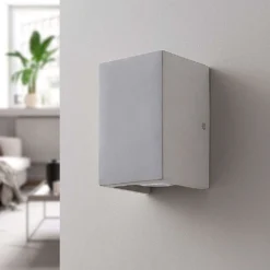Gerda Up/Down Aplique De Pared Concrete - Lindby -Mejor Iluminación Tienda 42510965457844