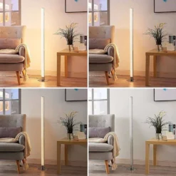 Hadis Lámpara De Pie White/Chrome - Lindby -Mejor Iluminación Tienda 42510965469105