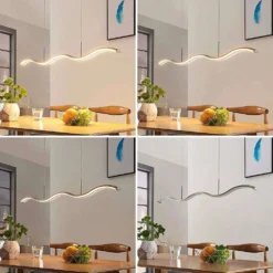 Brama Lámpara Colgante Nickel/White - Lucande -Mejor Iluminación Tienda 42510965472763