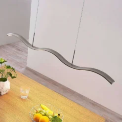 Brama Lámpara Colgante Nickel/White - Lucande -Mejor Iluminación Tienda 42510965472766