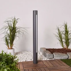 Tomas Lámpara Para Jardín H75 Dark Grey/White - Lucande -Mejor Iluminación Tienda 42510965476963