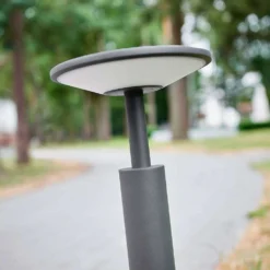 Fenia Lámpara Para Jardín H60 Anthracite/Opal - Lucande -Mejor Iluminación Tienda 42510965479795