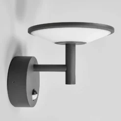 Fenia Aplique Pared Exterior W/Sensor Anthracite/Opal - Lucande -Mejor Iluminación Tienda 42510965479935