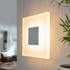 Berlind Aplique De Pared Opal/Silver - Lucande -Mejor Iluminación Tienda 42510965481435