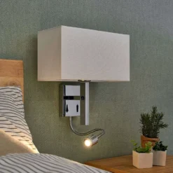 Pelto Aplique De Pared White/Chrome - Lucande -Mejor Iluminación Tienda 42510965484883