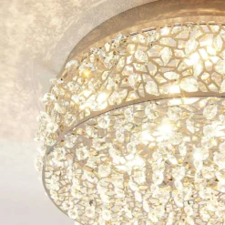 Felias Lámpara De Techo Chrome/Clear - Lucande -Mejor Iluminación Tienda 42510965487094