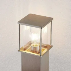 Caspa Lámpara Para Jardín Steel/Clear - Lindby 9 Caspa Lámpara Para Jardín Steel/Clear - Lindby -Mejor Iluminación Tienda 42510965495464