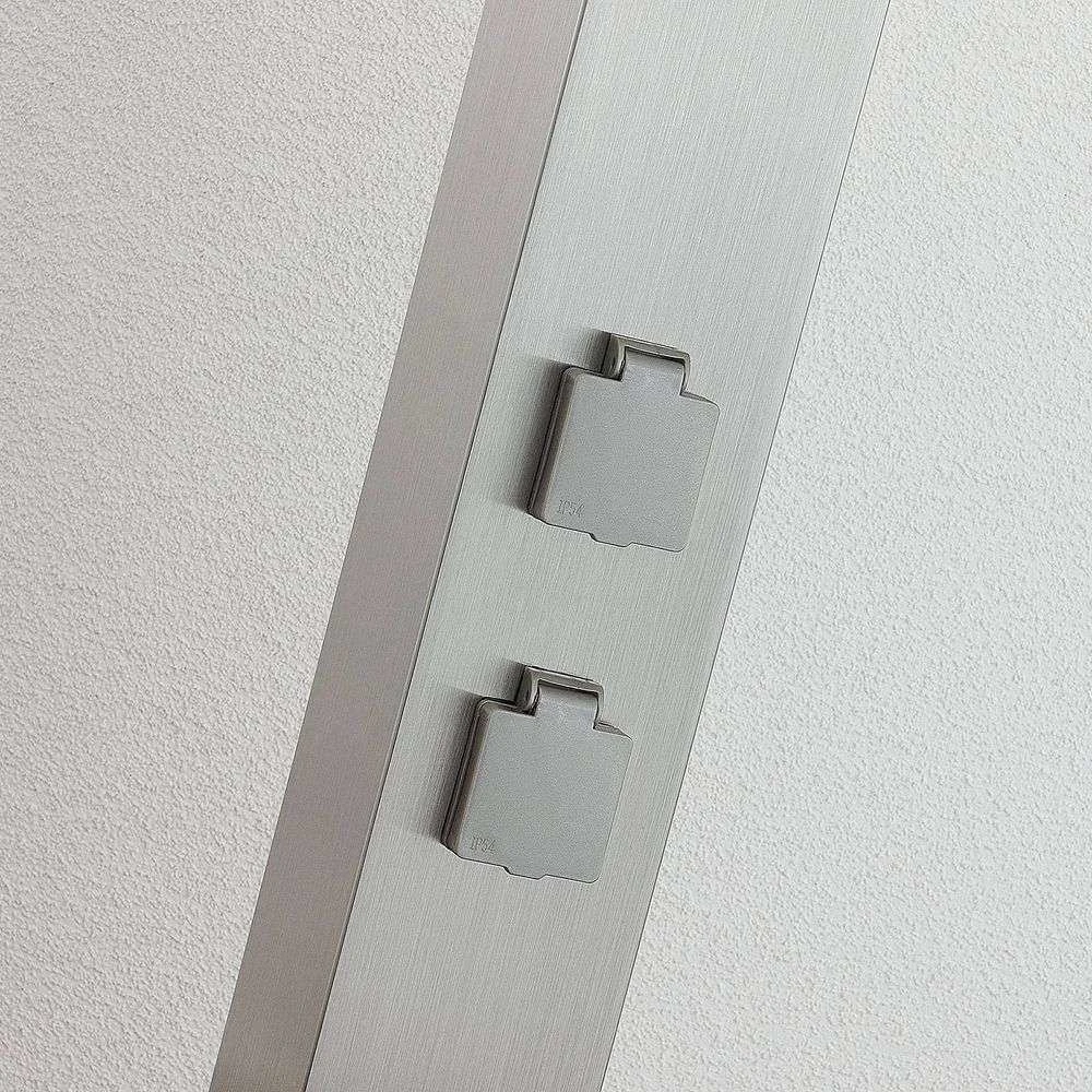 Caspa Lámpara Para Jardín Steel/Clear - Lindby 6 Caspa Lámpara Para Jardín Steel/Clear - Lindby - Imagen 6