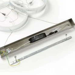 Lyani Lámpara Colgante L85 Chrome/White - Lucande -Mejor Iluminación Tienda 42510965502835