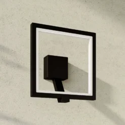 Square Aplique Pared Exterior Graphite - Lucande -Mejor Iluminación Tienda 42510965503823