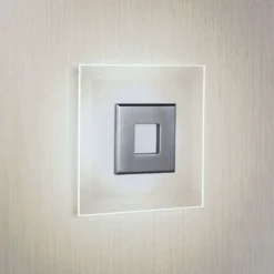 Tian Lámpara De Techo 25x25 Alu/Clear - Lucande -Mejor Iluminación Tienda 42510965543283