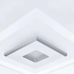 Tian Lámpara De Techo 25x25 Alu/Clear - Lucande -Mejor Iluminación Tienda 42510965543285