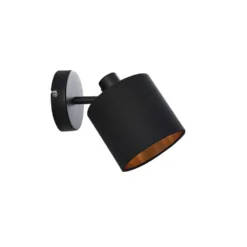 Vasilia Aplique De Pared Black/Gold - Lindby