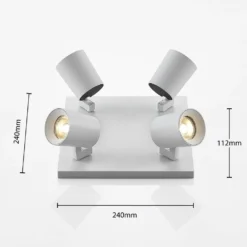 Iavo 4 Lámpara De Techo White - Arcchio -Mejor Iluminación Tienda 42510965563394