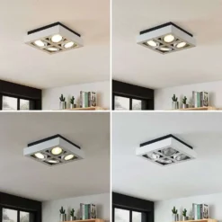 Ronka Square 4 Lámpara De Techo White - Arcchio -Mejor Iluminación Tienda 42510965597434